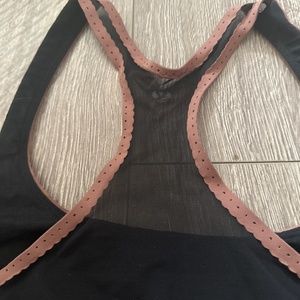 Lululemon mesh and spandex sports bra